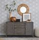 Liberty Furniture Modern Farmhouse Dusty Charcoal Credenza-1