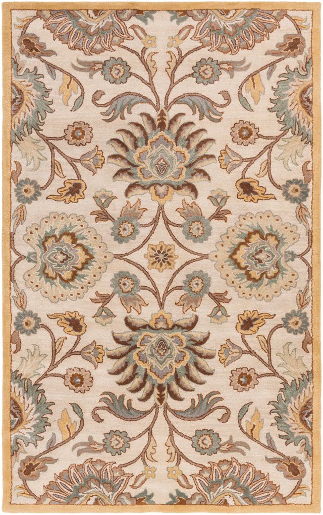 Surya Caesar Beige Multi Floral 8'x11' Area Rug-0