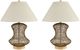 Crestview Collection Bohemia 2-Piece Brown Table Lamp Set-0