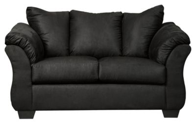 Signature Design by Ashley® Darcy Black Loveseat-0