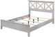 Bernards Nova II Gray King Panel Bed-3