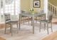 Nationwide Furniture Distributors 5 Piece Silver Pub Dining Set-0