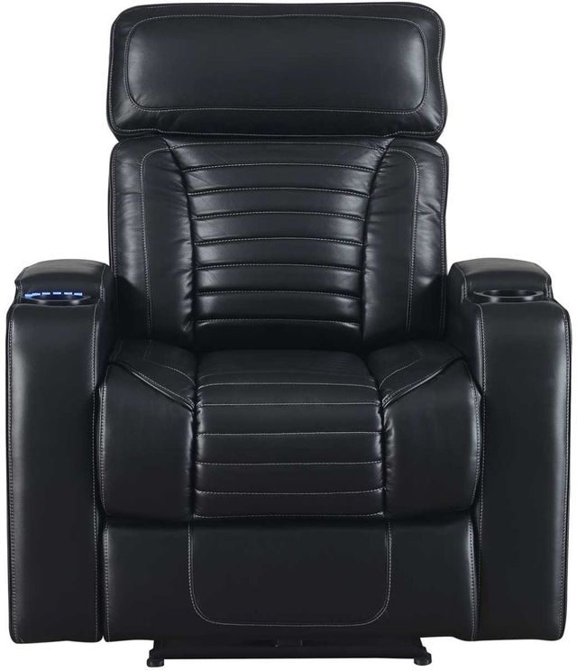 Steve Silver Co. Lavon Midnight Power Lift Recliner-0