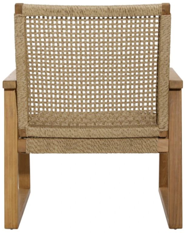 Dovetail Furniture Fay Natural Teak Outdoor Occasional Chair -3