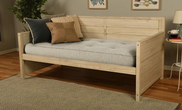 Kodiak Furniture Taxi Woodsmoke 8" Coil Hinged Innerspring Twin Mattress -2