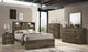 Elements International Bailey Music Walnut Full Bed-3