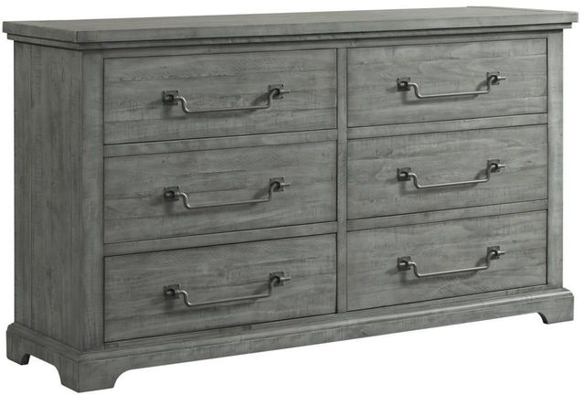 Martin Svensson Beach House 4-Piece Dove Gray Queen Panel Bedroom Set-3