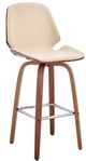Armen Living Arabela Cream 26" Swivel Bar Stool-1