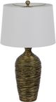 Cal® Lighting & Accessories Aurora 2-Piece Antique Bronze Table Lamp Set-2