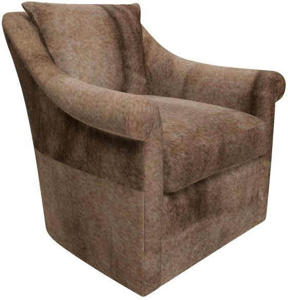 Craftmaster® Customizable New Traditions Sloped Arm Swivel Chair-1