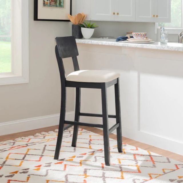 Linon Jordan Dark Charcoal Barstool-1