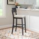 Linon Jordan Dark Charcoal Barstool-1