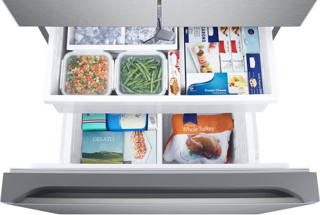 Samsung 32 in. 24.5 Cu. Ft. Fingerprint Resistant Stainless Steel French Door Refrigerator-9