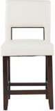 Linon Vega White Counter Stool-3