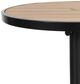 CabanaCoast® Customizable Kensington Wooden 32" Outdoor Round Pedestal Bar Table-1