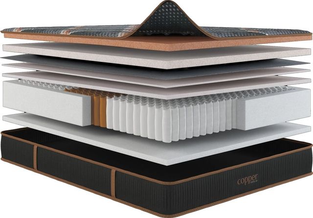 Copper by Spring Air® 13.5" Hybrid Firm Quilted Tight Top Twin Mattress-3