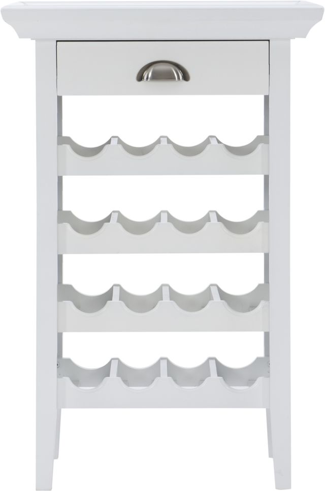 Powell® Tavor White Wine Cabinet-1
