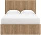 Signature Design by Ashley® Dovander Warm Natural Brown Queen Panel Platform Bed-2