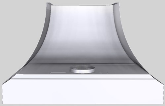 Vent-A-Hood® Designer Series 48" White Wall Mounted Range Hood-1