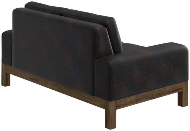 International Furniture Direct Sedona Black/Lacquer Caramel Loveseat-2
