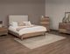 International Furniture Direct Parota Nova Cappuccino Brown 2-Drawer Nightstand-3