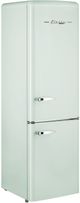 Unique® Appliances Classic Retro 8.7 Cu. Ft. Summer Mint Green Counter Depth Bottom Freezer Refrigerator-1