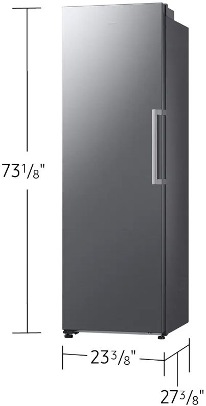 Samsung 24" 11.4 Cu. Ft. Stainless Look Full-Flex Convertible Upright Freezer-2