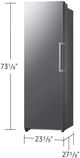 Samsung 11.4 Cu. Ft. Stainless Look Full-Flex Convertible Upright Freezer-2