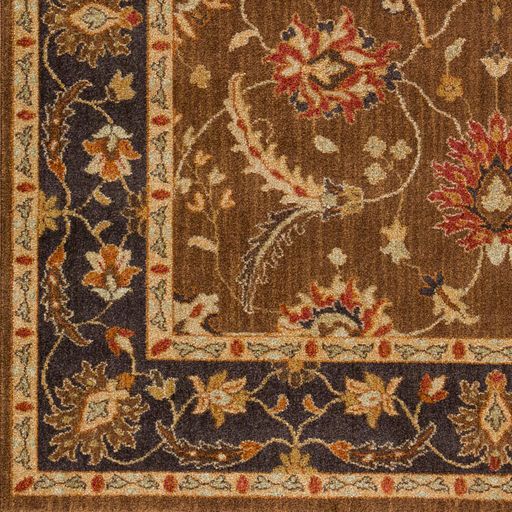 Surya Willow Lodge Dark Brown 2'x3' Throw Rug-1