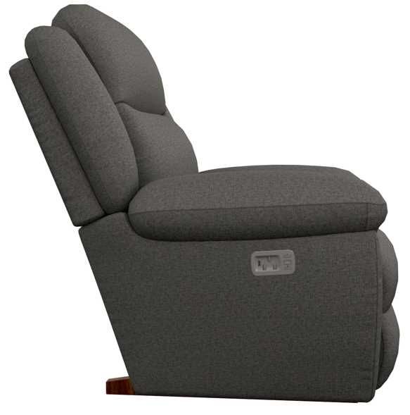 La-Z-Boy® Joel Charcoal Power Rocking Recliner with Headrest-2