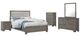 Coaster® Wright 5-Piece Brown Oak/Tan California King Panel Bedroom Set-0