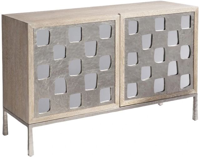 Bernhardt Aventura Frosted Nickel/Marcona Door Chest-0