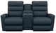 La-Z-Boy® Liam Navy Power Wall Reclining Loveseat with Console and Headrest-1