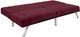 dhp furniture® Emily Burgundy Convertible Futon-2
