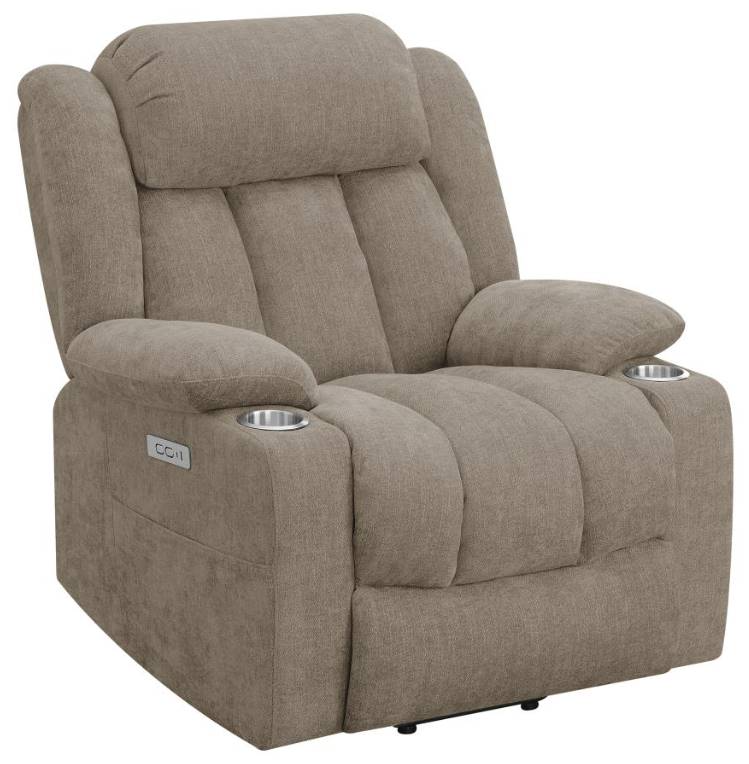 Coaster® Houston Camel Power Lift Recliner Chair My Family