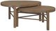 Magnussen Home® Hadleigh Honey Nesting Table-0
