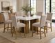 Steve Silver Co. Artemis 7-Piece Beige/Tan/White Counter Height Dining Set-2