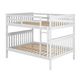 Donco Kids White Full/Full Mission Bunkbed-0