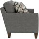 Flexsteel® Moxy Gray Flagstone Sofa with Rounded Mailbox Arms-2