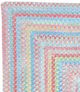Capel Rugs Cutting Garden Blue Bell 27" x 9' Concentric Rectangle Runner Rug-1