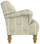 Best® Home Furnishings Customizable Erin & Ben Co. Emerson Fabric Stationary Chair with Honey Birch Legs-2