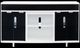 Signature Design by Ashley® Gardoni Black/White 72" TV Stand-1