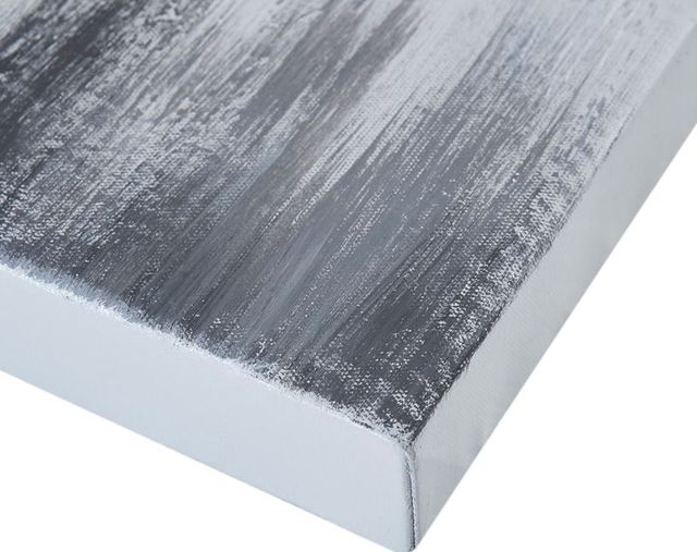 Olliix by Madison Park Grey Luminous 3 Piece Grey Hand Painted Heavy Textured Glitz Canvas Set-1