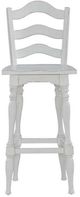 Liberty Furniture Magnolia Manor Antique White Ladderback Swivel Bar Stool-2