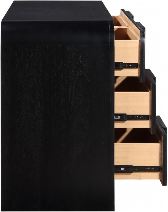 Meridian Furniture Fluted Black Dresser-2