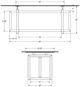 Amisco Customizable Ezra 84" Rectangular Extendable Table with 1.5" Solid Ash Top and 2 Leaves-3