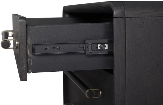 Bernards Elure Peppercorn 3-Drawer Nightstand-3