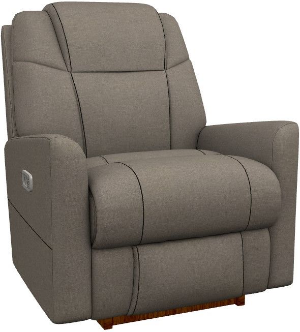 La-Z-Boy® Sparrow Mushroom Power Rocking Recliner with Headrest and Lumbar-0