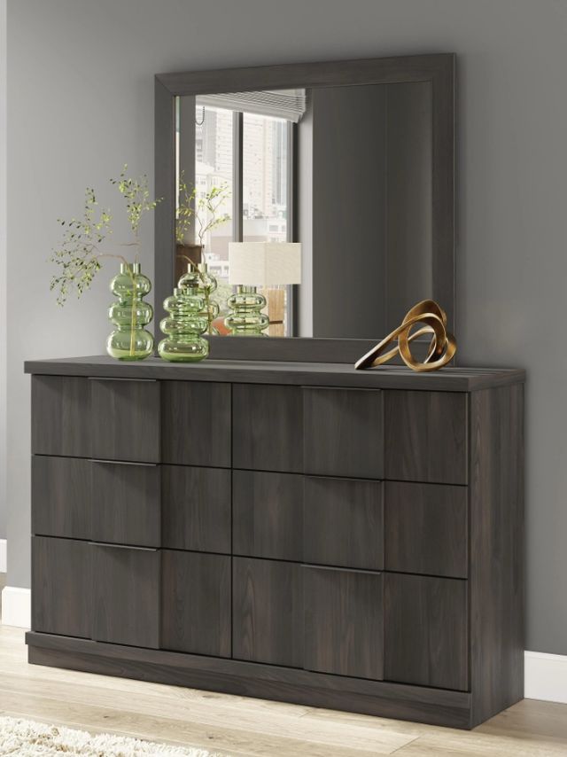 Signature Design by Ashley® Jadiston Dark Brown Dresser and Mirror-1