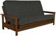 Kodiak Furniture Emily Brownstone/Taber Indigo Full Futon Frame with Mattress-0